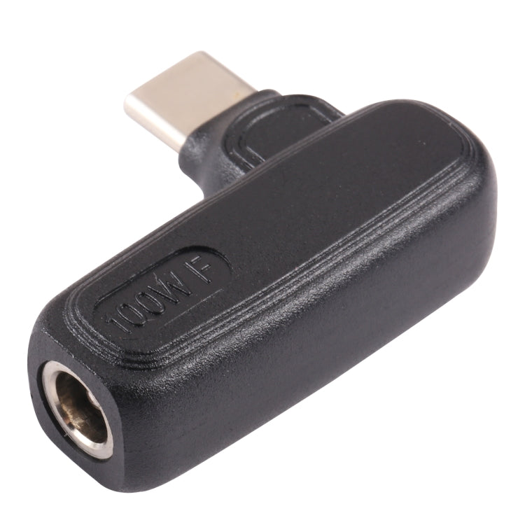 100W 6.0x1.4mm Female to USB-C/Type-C Male Plug Laptop Adapter Connector, 6.0x1.4mm
