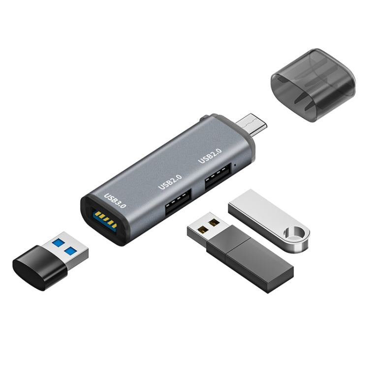 ADS-302C 3 In 1 Multi-function Type-C / USB-C HUB Docking Station, ADS-302C