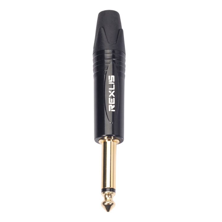 10 PCS TC202 6.35mm Gold-plated Mono Sound Welding Audio Adapter Plug