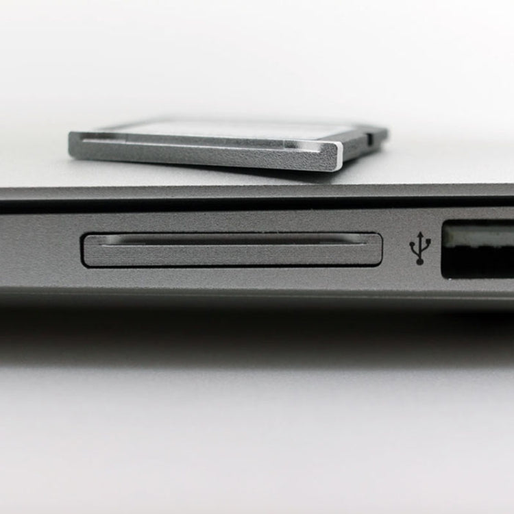 BASEQI Hidden Aluminum Alloy SD Card Case for MacBook Air 13.3 inch Laptops, For MacBook Air 13.3