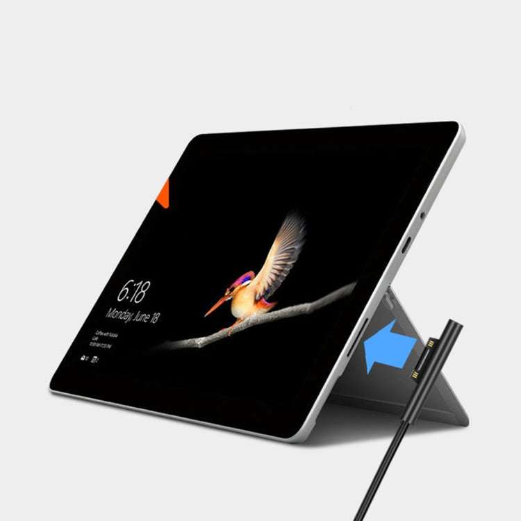 USB-C / Type-C Female to 6 Pin Male Laptop PD Fast Charging Cable for Microsoft Surface Pro 9 / 8 / 7 / 6 / 5 / 4 / 3, Cable Length: 0.2m, Pro 9 / 8 / 7 / 6 / 5 / 4 / 3 to USB-C / Type-C Female Black...