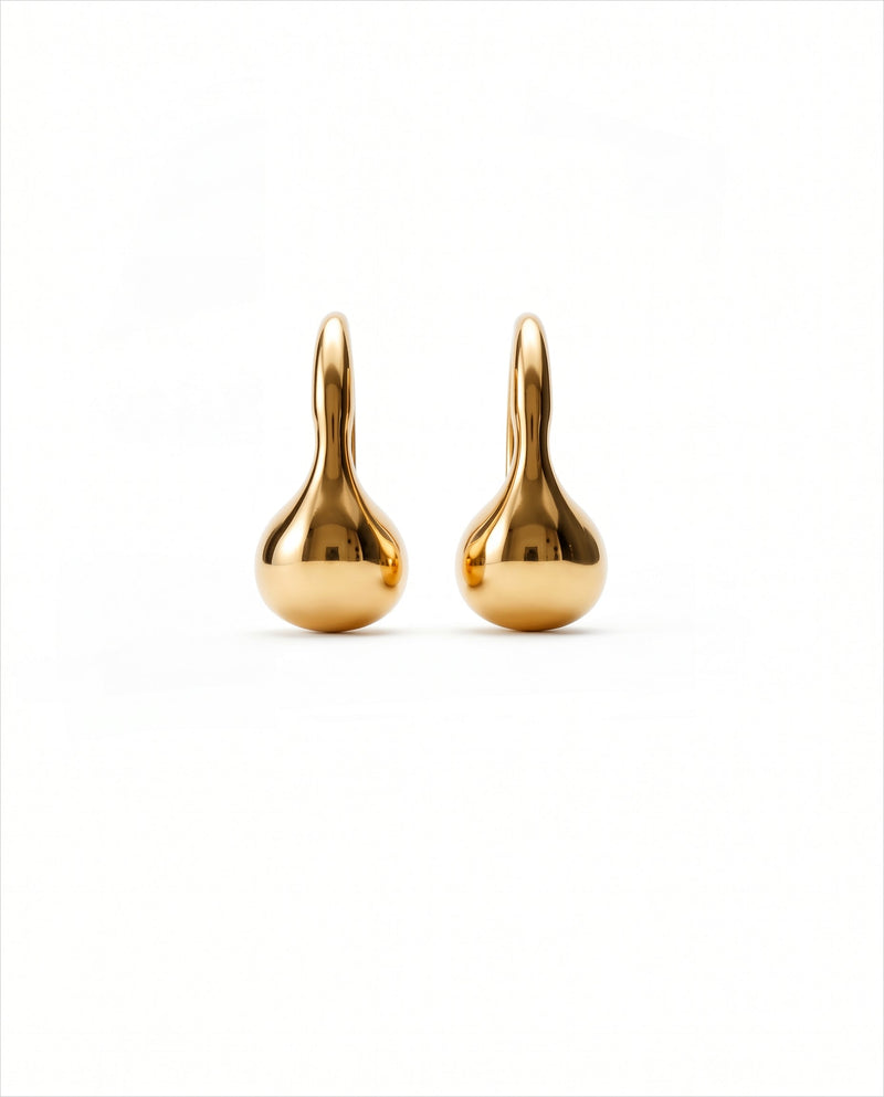Pea Hoops | Gold Vermeil
