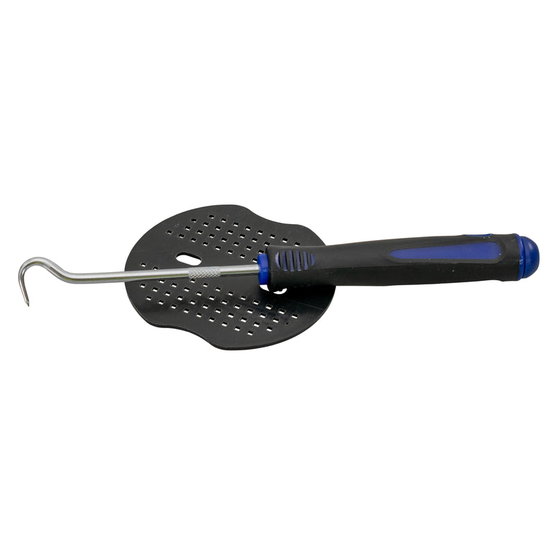 Weed Control Membrane Pegs Buffer Washer, 6"/150mm, Blue
