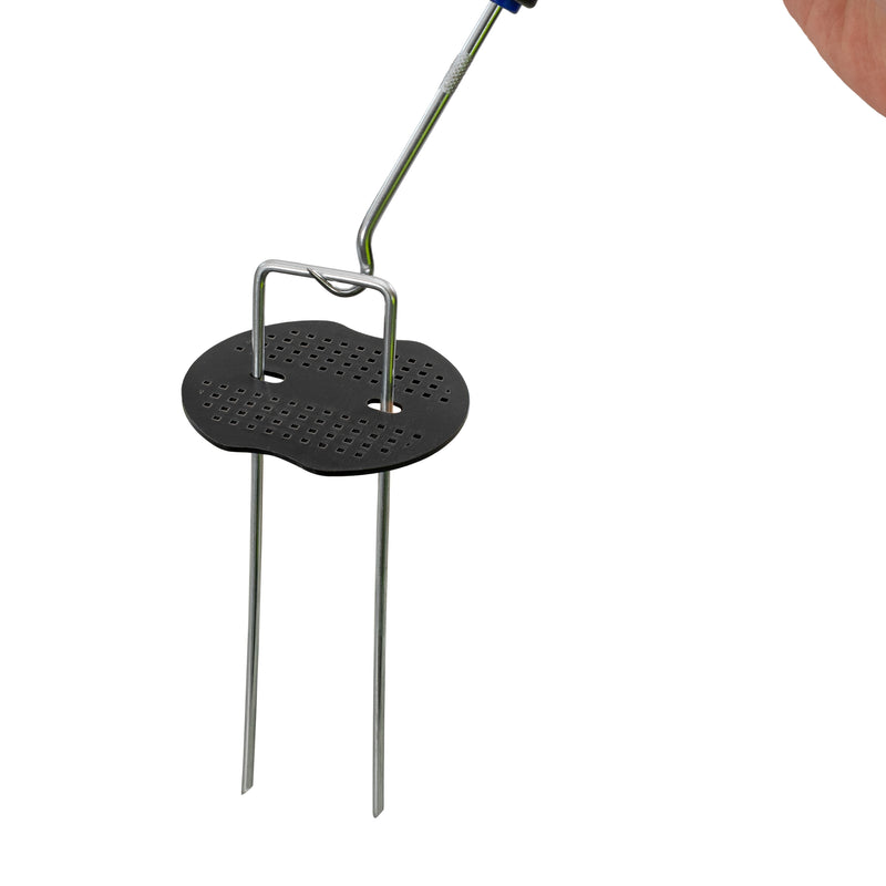 Weed Control Membrane Pegs Buffer Washer, 6"/150mm, Blue