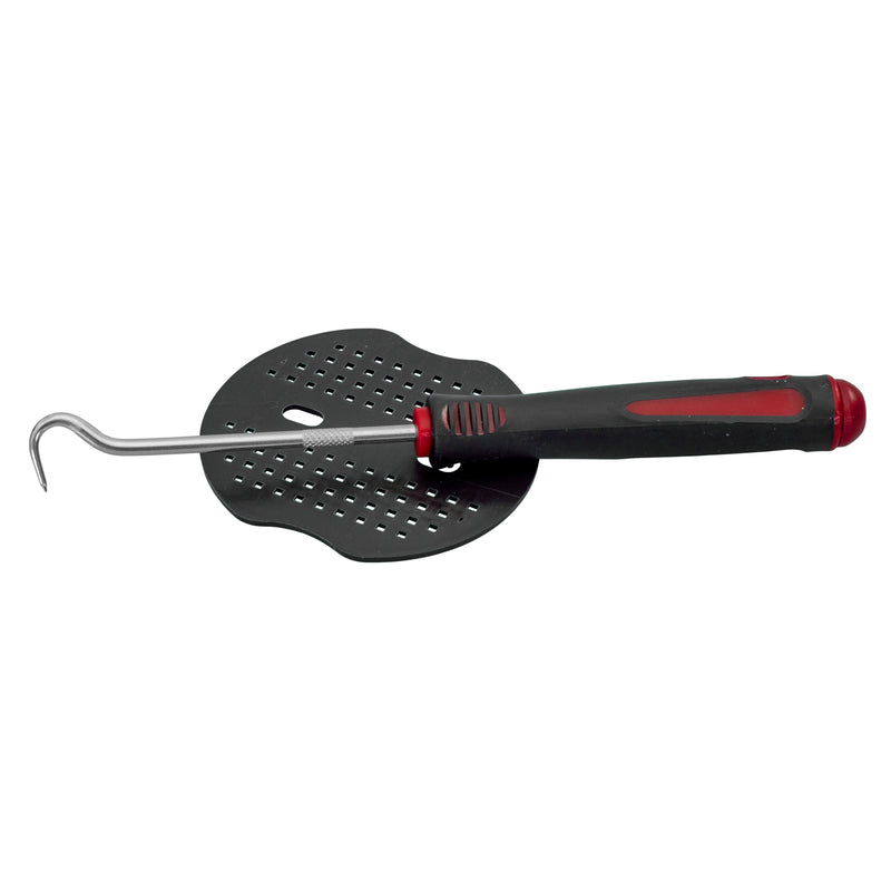 Weed Control Membrane Pegs Buffer Washer, 6"/150mm, Red