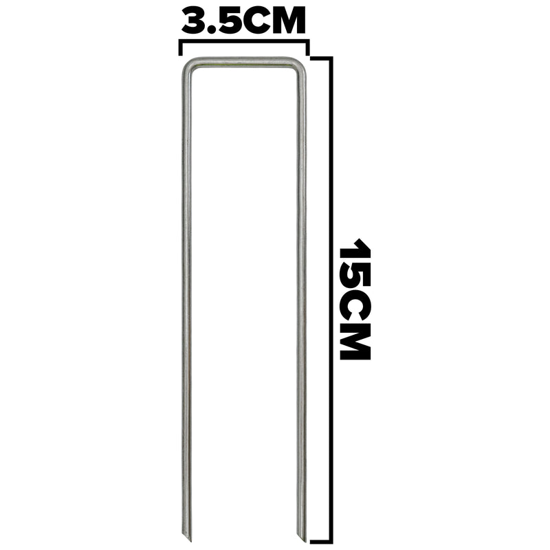 Weed Control Membrane Pegs Buffer Washer, 6"/150mm, Red
