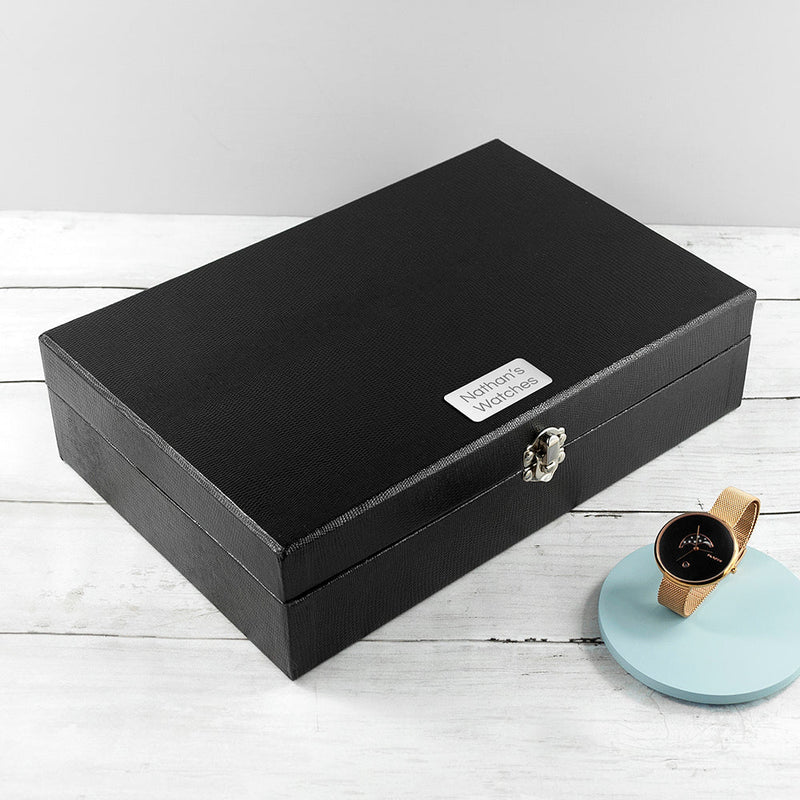 Personalised Luxury 12 Piece Watch Box