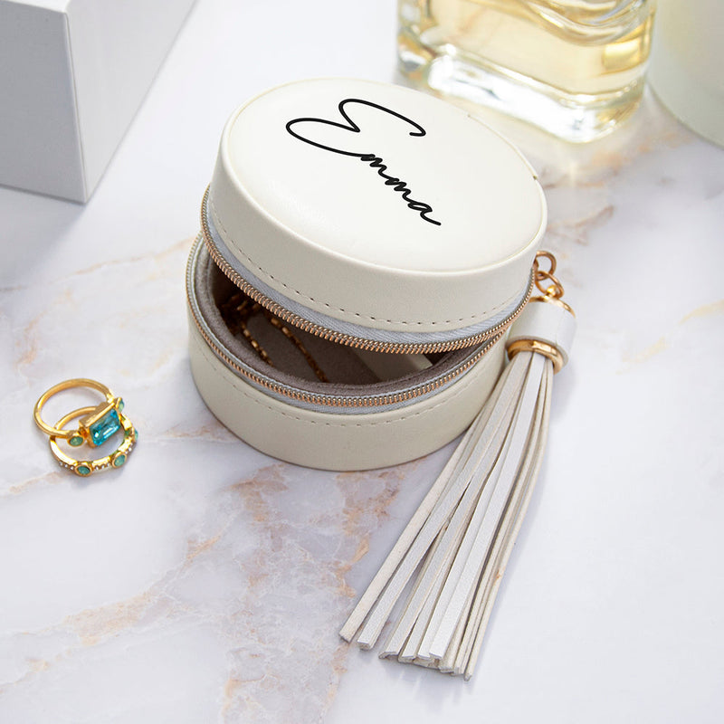 Personalised Travel Jewellery Case