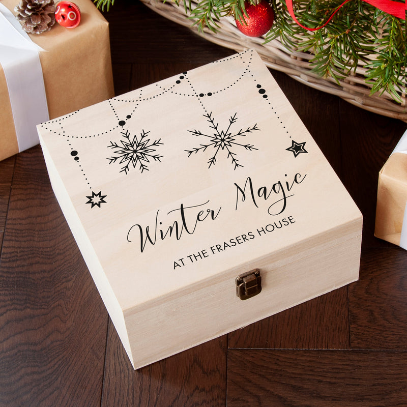 Personalised Winter Magic Christmas Eve Box