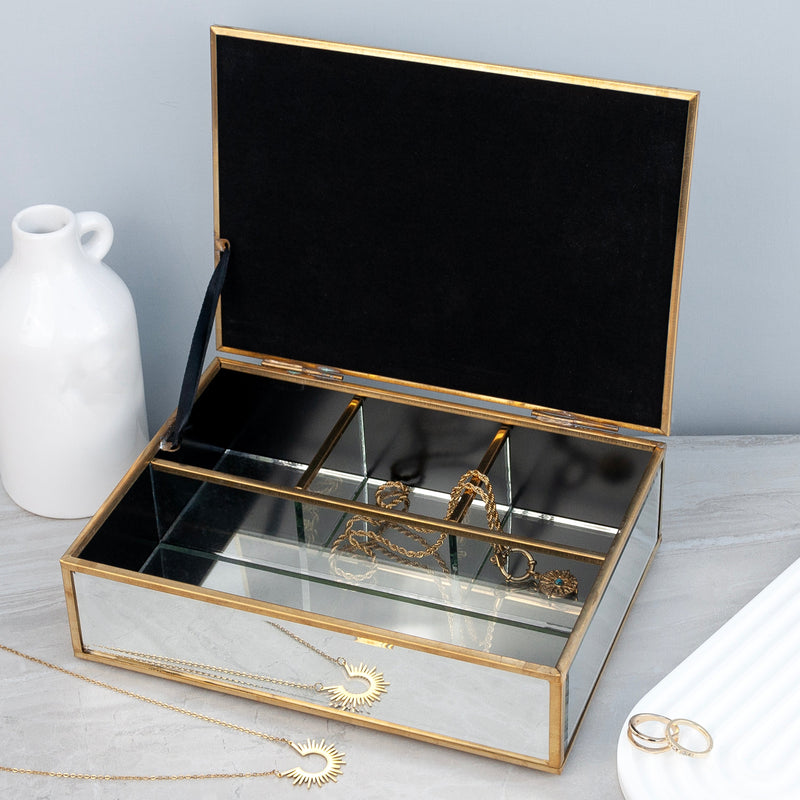 Personalised Mirrored Jewellery Box