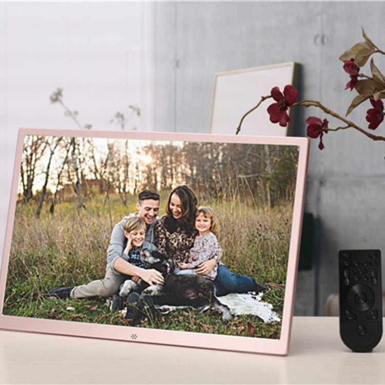 HSD1707 17 inch LED 1440X900 High Resolution Display Digital Photo Frame with Holder and Remote Control, Support SD / MMC / MS Card / USB Port, US Plug(Silver), HSD1707 17 inch