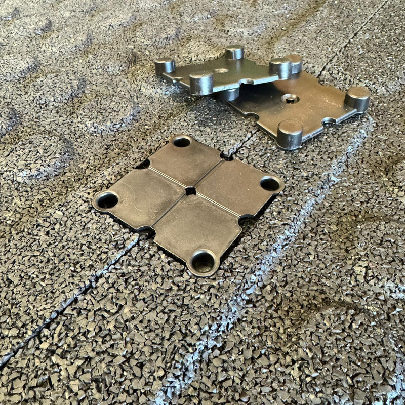 20mm Sprung PRO Interlocking Gym Tiles - Connection Inserts Included
