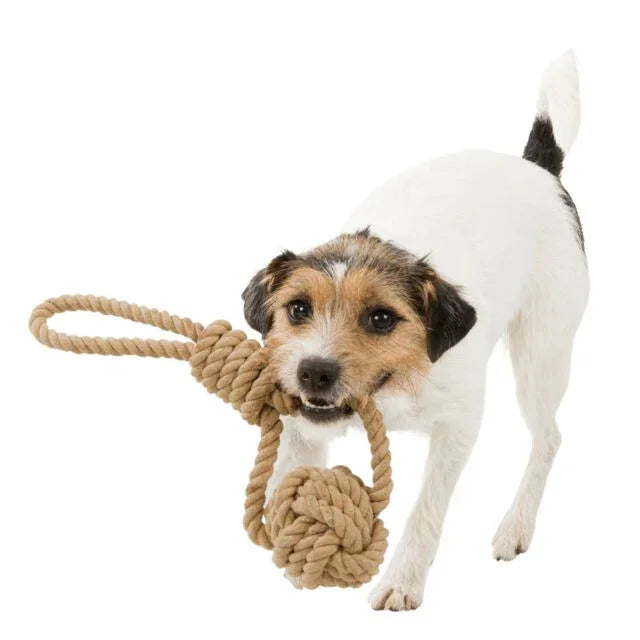 Trixie BE NORDIC Playing Rope with Woven-in Ball