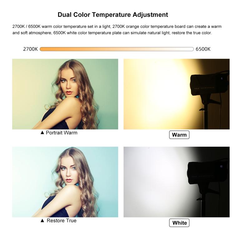 PULUZ 120W Photo Studio Strobe Flash Light Kit with Softbox Reflector & Tripod, Rectangle 120W 2700K-6500K Light Kit EU Plug, Rectangle 120W 2700K-6500K Light Kit UK Plug, Rectangle 120W 2700K-6500K Light Kit US Plug