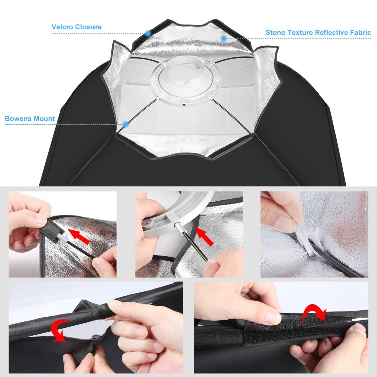 PULUZ 120W Photo Studio Strobe Flash Light Kit with Softbox Reflector & Tripod, Rectangle 120W 2700K-6500K Light Kit EU Plug, Rectangle 120W 2700K-6500K Light Kit UK Plug, Rectangle 120W 2700K-6500K Light Kit US Plug