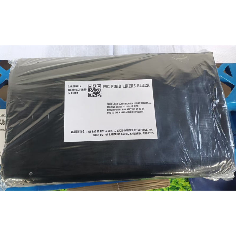 Black PVC 450gsm Pond Liner 4m x 4m