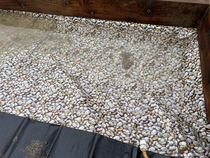 PVC Pond Liner XL-Grade Small Pebble Print 3m x 3m