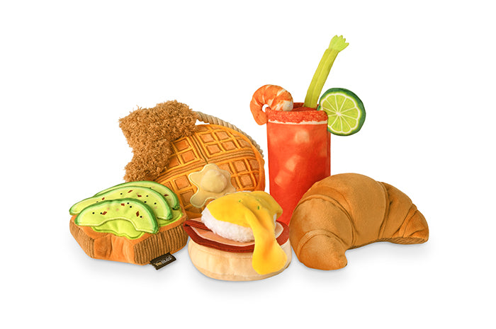 Croissant dog toy