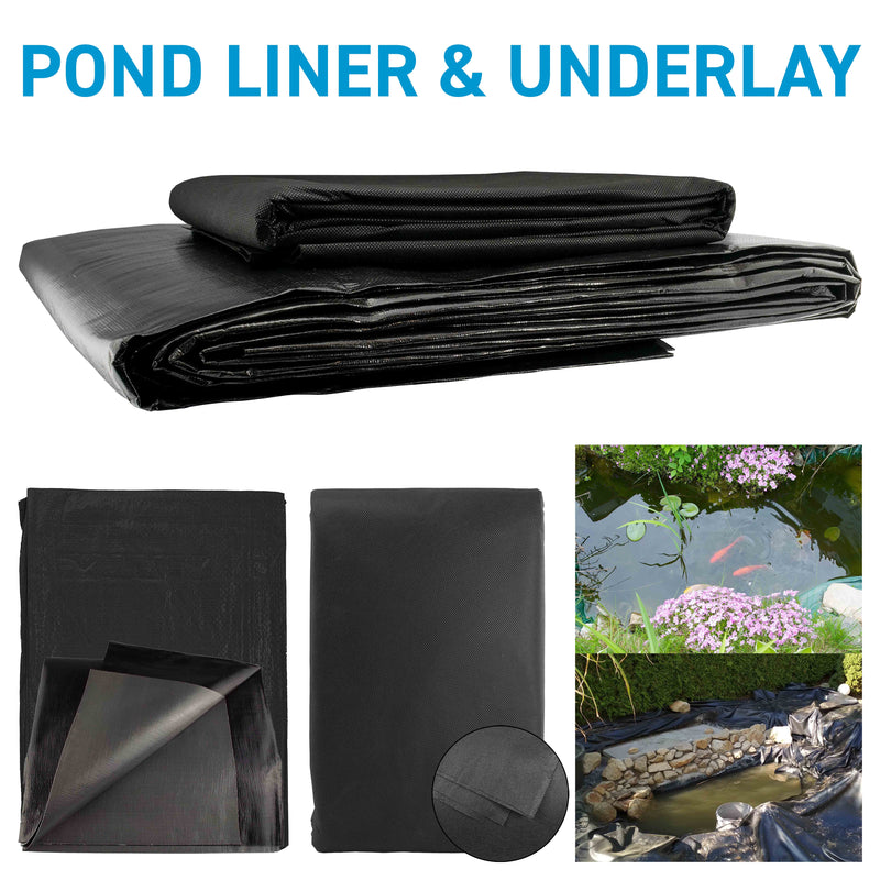 Pond Liner L-Grade Black With Underlay