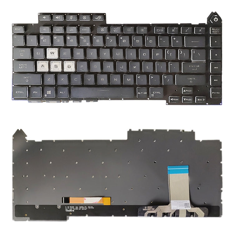 G513 US Version Backlit Laptop Keyboard For Asus ROG Strix G15 G513Q G513QM G513QY GL543 0KBR0-4810US00 4812US00 4814US00, For Asus ROG Strix G15