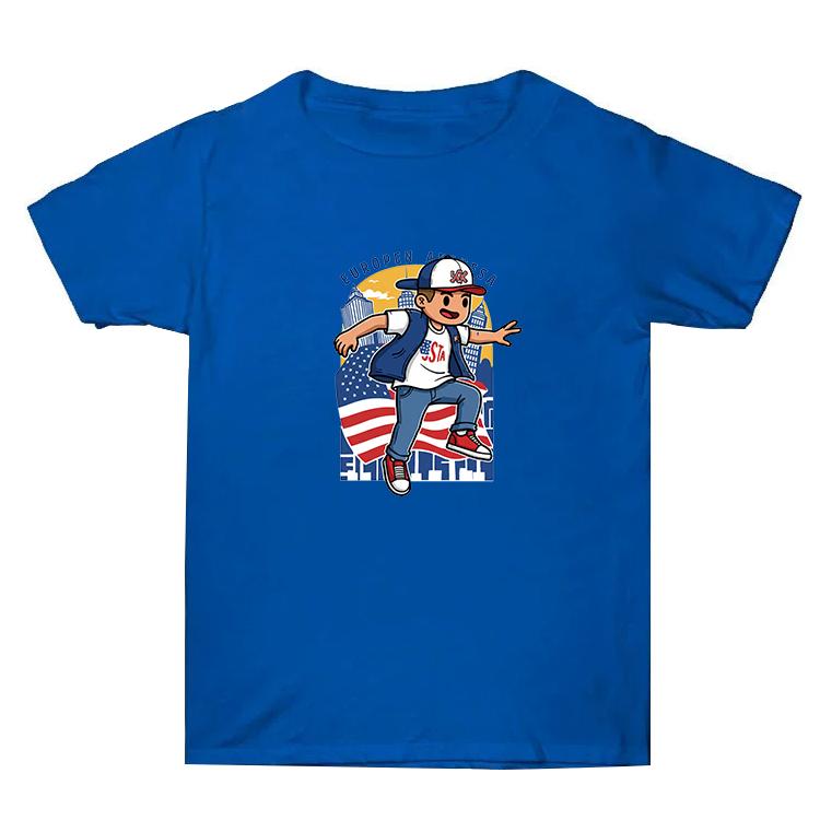Summer Baggy Cotton Short Sleeve T-shirt Custom Made Print On Your Demand, Size: XXXL, XXXL