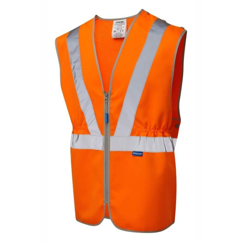 PULSAR PR145 Hi-Vis Orange Tear Apart Waistcoat