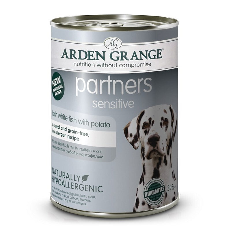 Arden Grange Partners Sensitive Fresh White Fish with Potato 6 x 395g - Case of 4