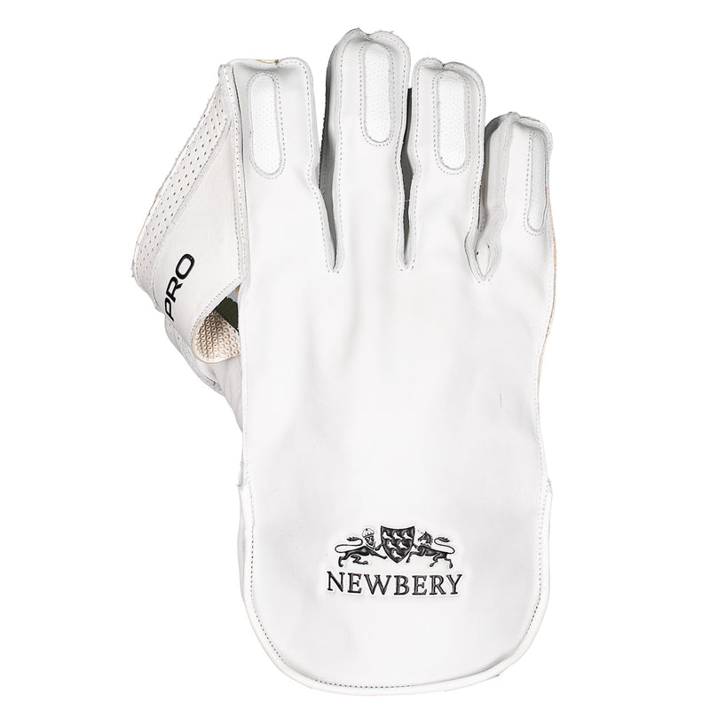 Pro Cricket Wicket-Keeping Gloves (White)