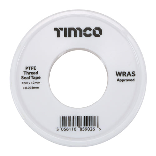 PTFE Thread Seal Tape - 12m x 12mm - 2 Rolls