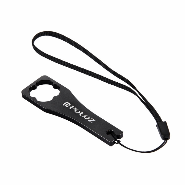 PULUZ CNC Aluminum Alloy Tighten Screw Cap Wrench Tool for GoPro Hero11 Black / HERO10 Black / HERO9 Black / HERO8 Black / HERO7 /6 /5 /5 Session /4 Session /4 /3+ /3 /2 /1, Xiaoyi and Other Action Cameras, Wrench (Aluminum Material) Blue...