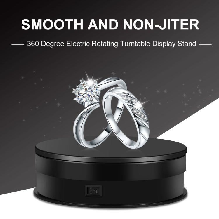 PULUZ 15cm Adjusting Speed Rotating Turntable Display Stand, Load: 3kg, 15cm Load 3kg Black, 15cm Load 3kg White