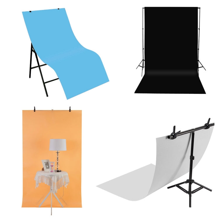 PULUZ Photography Background PVC Paper Kits for Studio Tent Box, Size: 121cm x 58cm, Backdrop 60cm(Blue), Backdrop 60cm(Red), Backdrop 60cm(W)