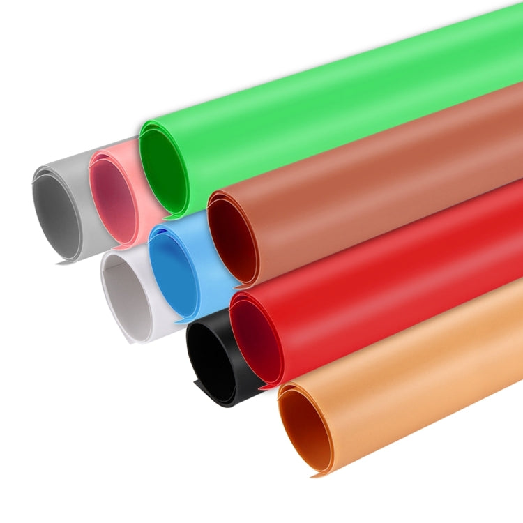 PULUZ Photography Background PVC Paper Kits for Studio Tent Box, Size: 121cm x 58cm, Backdrop 60cm(Blue), Backdrop 60cm(Red), Backdrop 60cm(W)