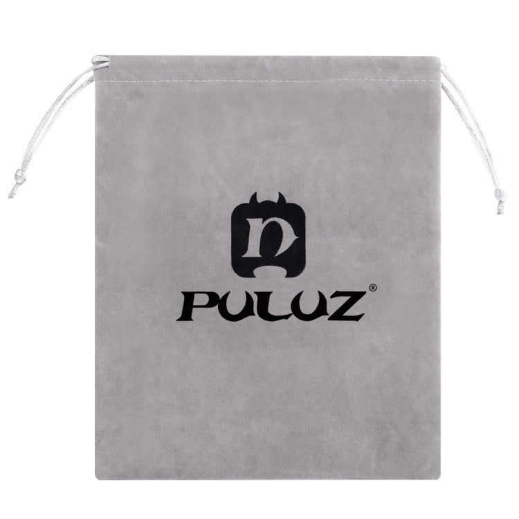 PULUZ Storage Bag with Stay Cord for GoPro, Insta360, DJI and Other Action Cameras Accessories, Flannel Bag, Size: 24.5cm x 20.5cm