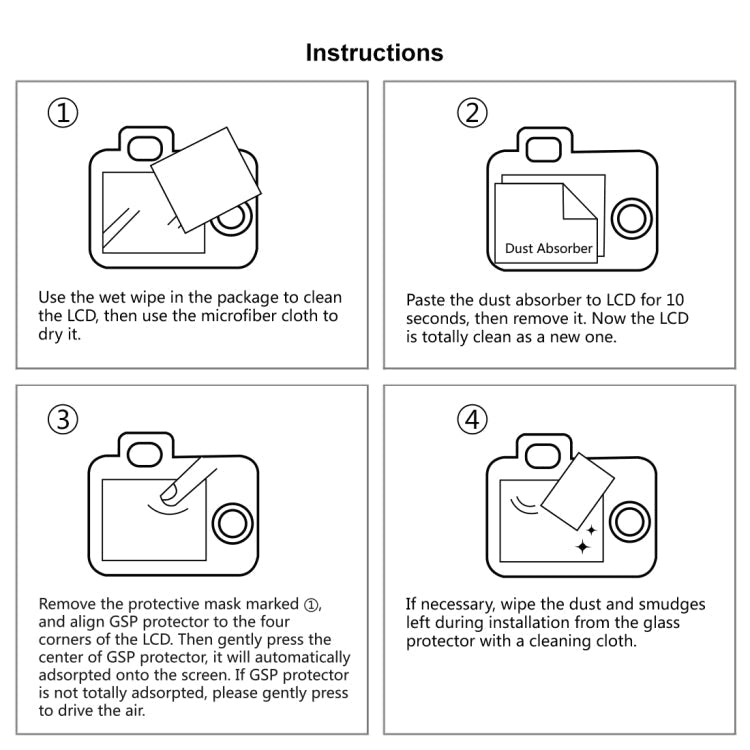PULUZ 2.5D 9H Tempered Glass Film for Nikon Z6 / Z7, For Nikon Z6 / Z7