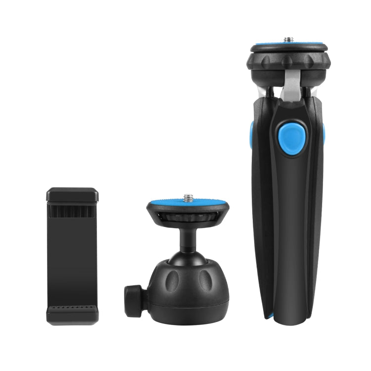 PULUZ Mini VLOG Live Stabilizer Stand Tripod with Phone Clamp for Smartphones, Mini VLOG Live Stabilizer(Blue), Mini VLOG Live Stabilizer(Red)