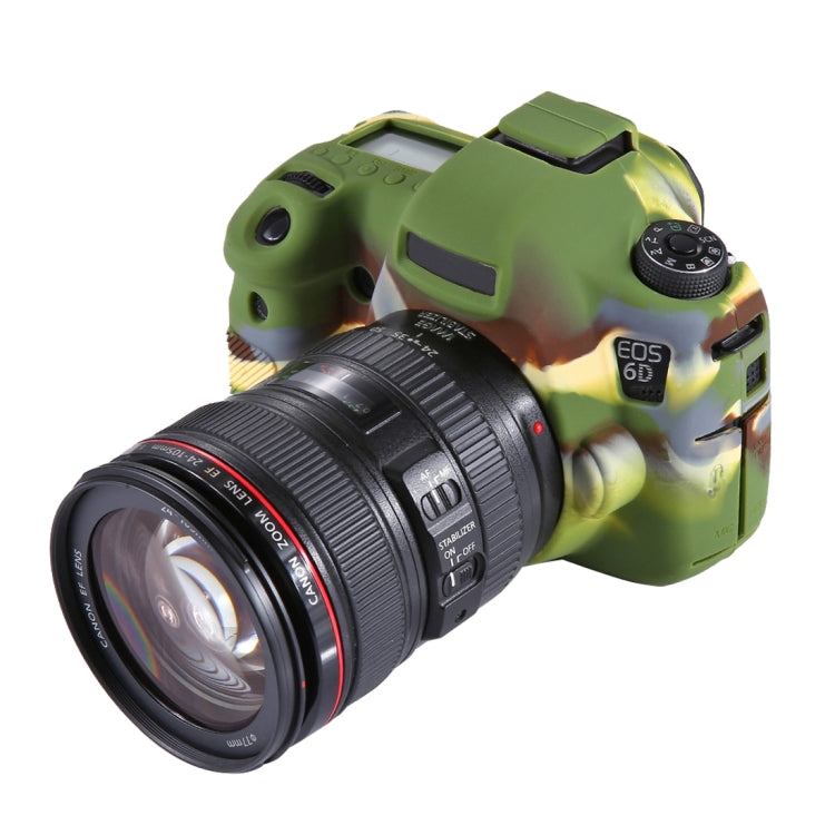 PULUZ Soft Silicone Protective Case for Canon EOS 6D, For Canon 6D