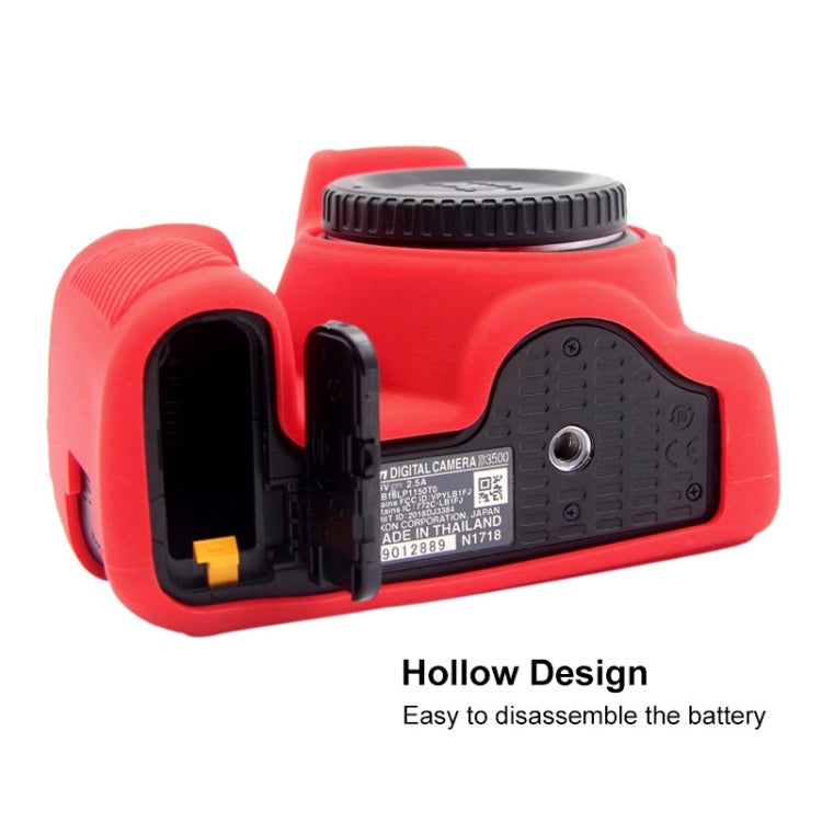 PULUZ Soft Silicone Protective Case for Nikon D3500, For Nikon D3500