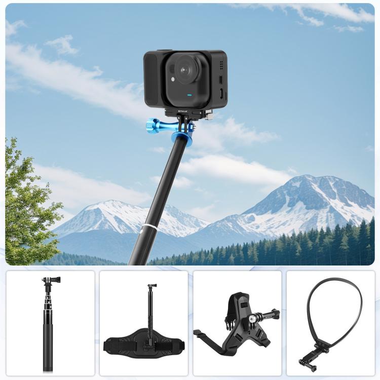 For Insta360 GO Ultra PULUZ Magnetic Aluminum Alloy Quick Release Base Mount, For Insta360 GO Ultra