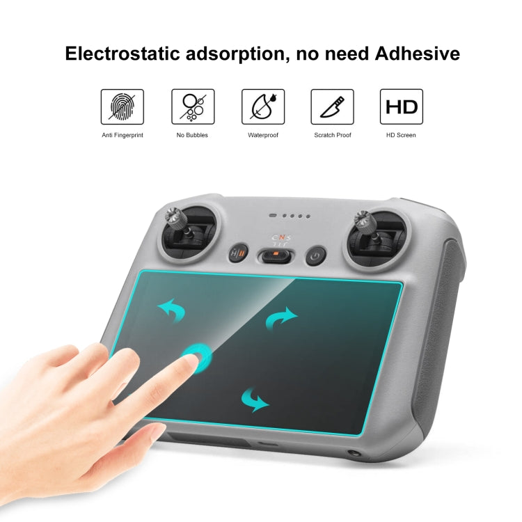 For DJI RC / RC 2 PULUZ Remote Control Screen Tempered Glass Film, For DJI Mini 3 Pro / Mavic 3 Classic Remote Control