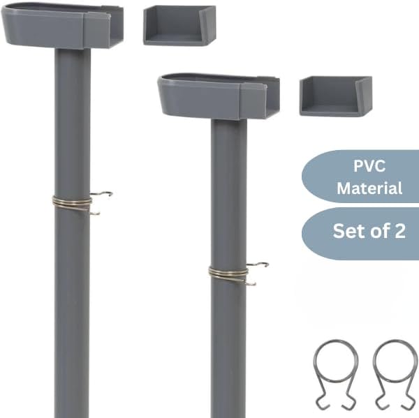 Greenhouse Guttering Downpipe Kit 2 Pack 35mm PVC