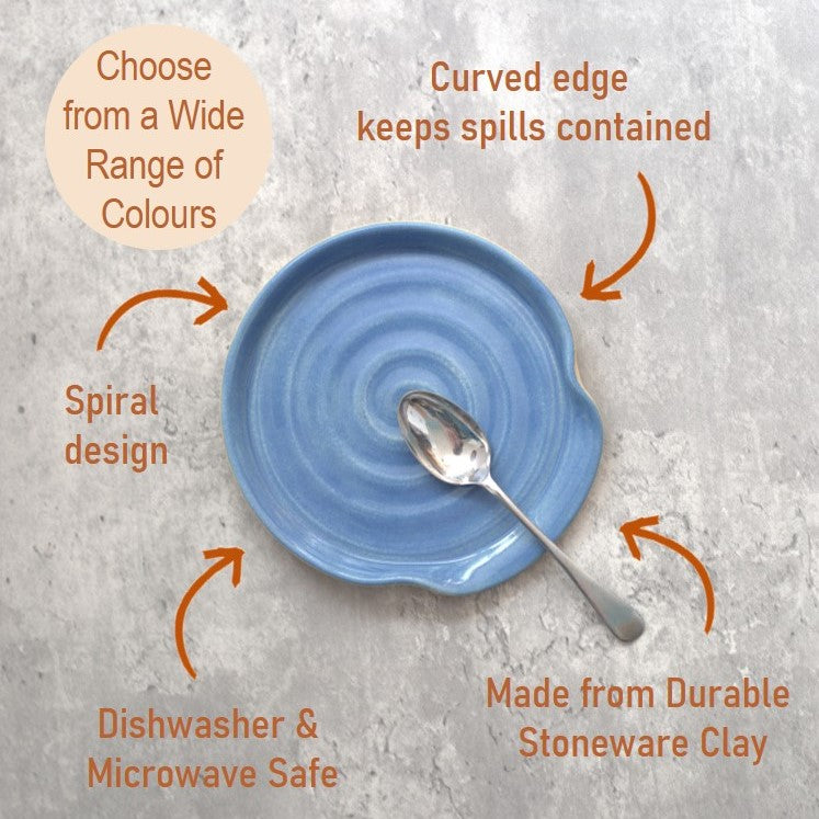 Pacific Blue Classic Spoon Rest