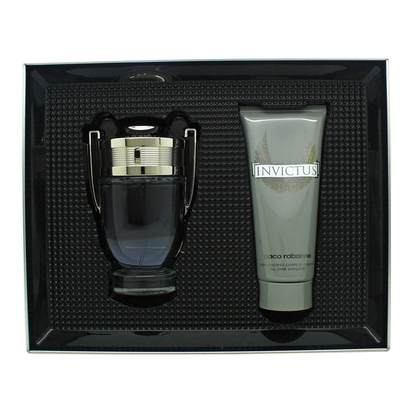 Paco Rabanne Invictus Gift Set 100ml EDT + 100ml Shower Gel