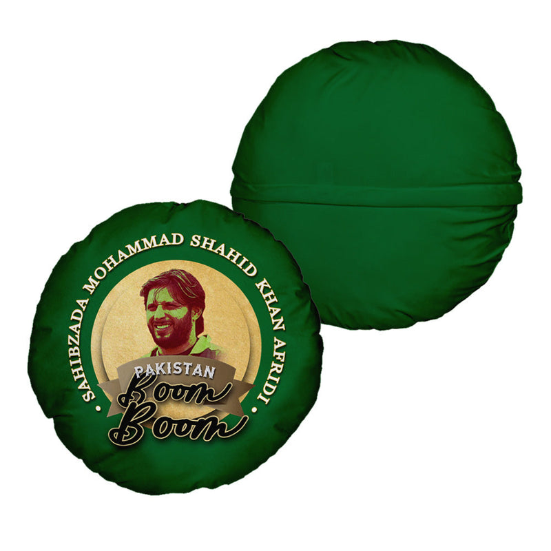 Pakistan Afridi  - Legend Collection - Circle Cushion 14"