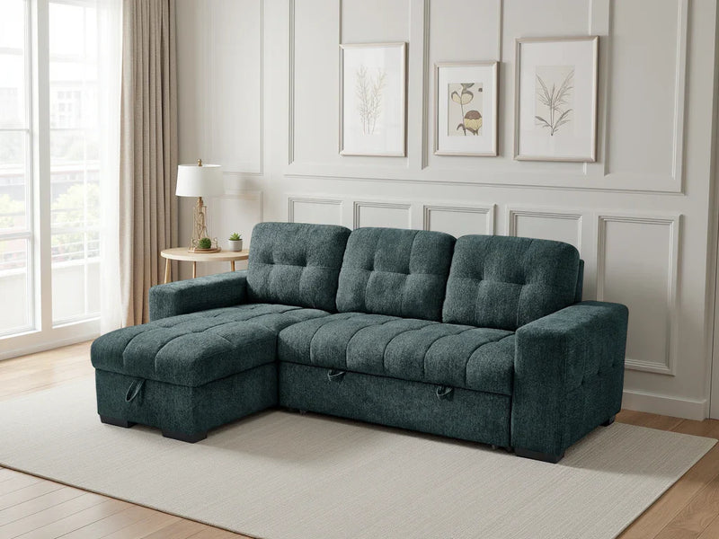 Palermo Universal Corner Sofabed: Stylish, Versatile, Comfortable, Space-Saving Guest Bed