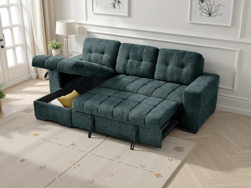 Palermo Universal Corner Sofabed: Stylish, Versatile, Comfortable, Space-Saving Guest Bed