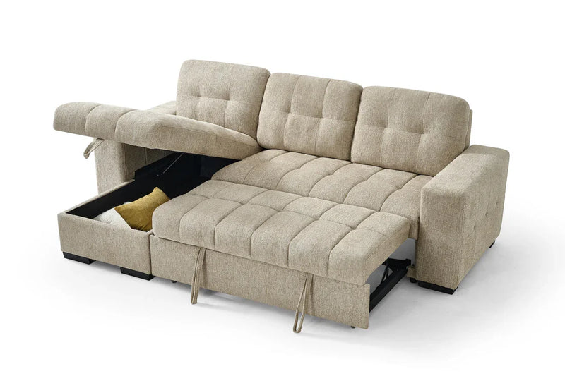 Palermo Universal Corner Sofabed: Stylish, Versatile, Comfortable, Space-Saving Guest Bed