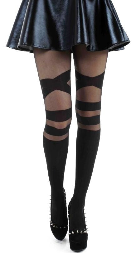 Pamela Mann Sheer Strap Tights