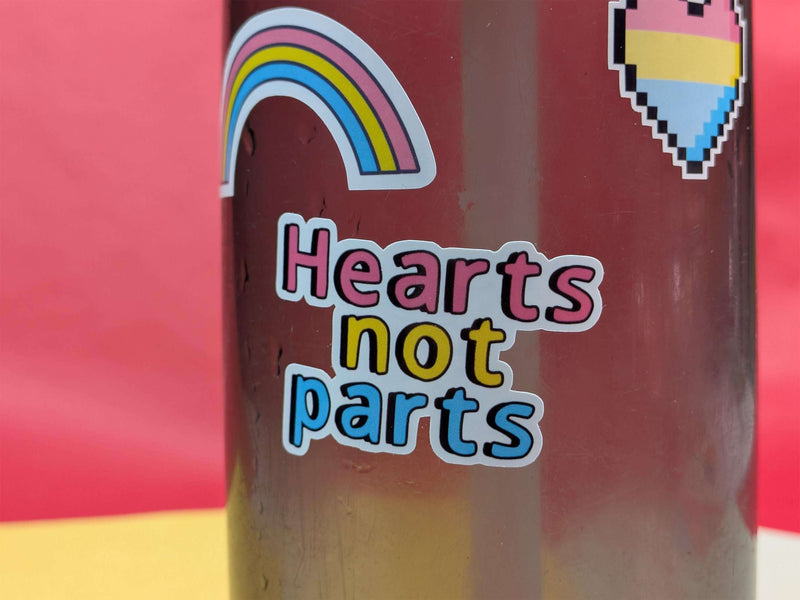 Pansexual pride sticker sheet