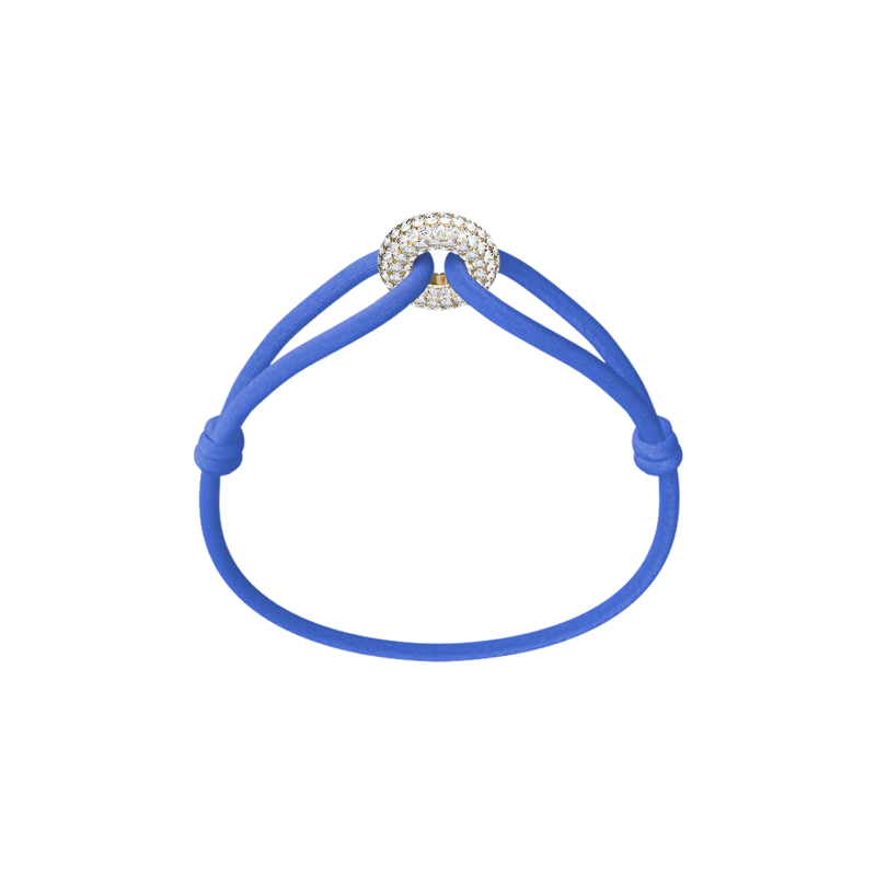 Golden Soho Pavé Cord Bracelet